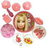 Set 11 decoratiuni comestibile din zahar, Barbie - Nati Shop 