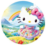 Imagine comestibila, vafa sau icing, format A4, Hello Kitty - Naty Shop 