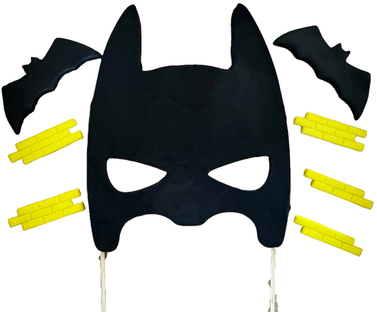 Lot de 8 décorations comestibles en sucre, Batman