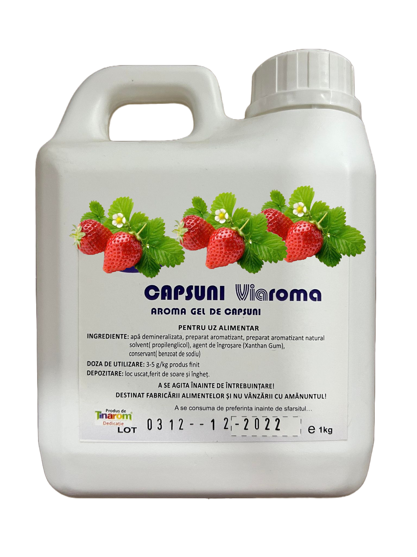 Aroma gel de capsuna, 1kg - Nati Shop 