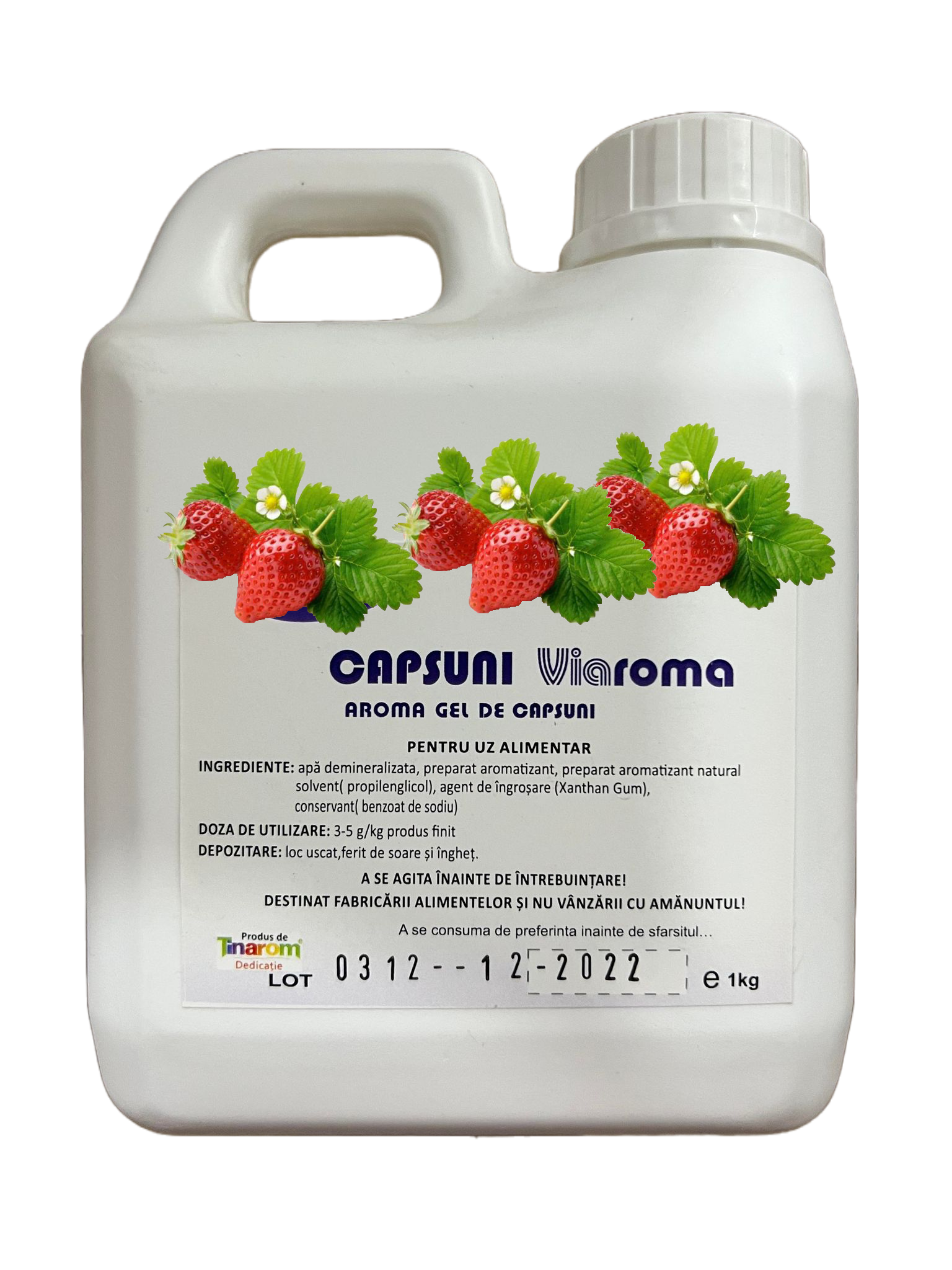 Aroma gel de capsuna, 1kg - Nati Shop 