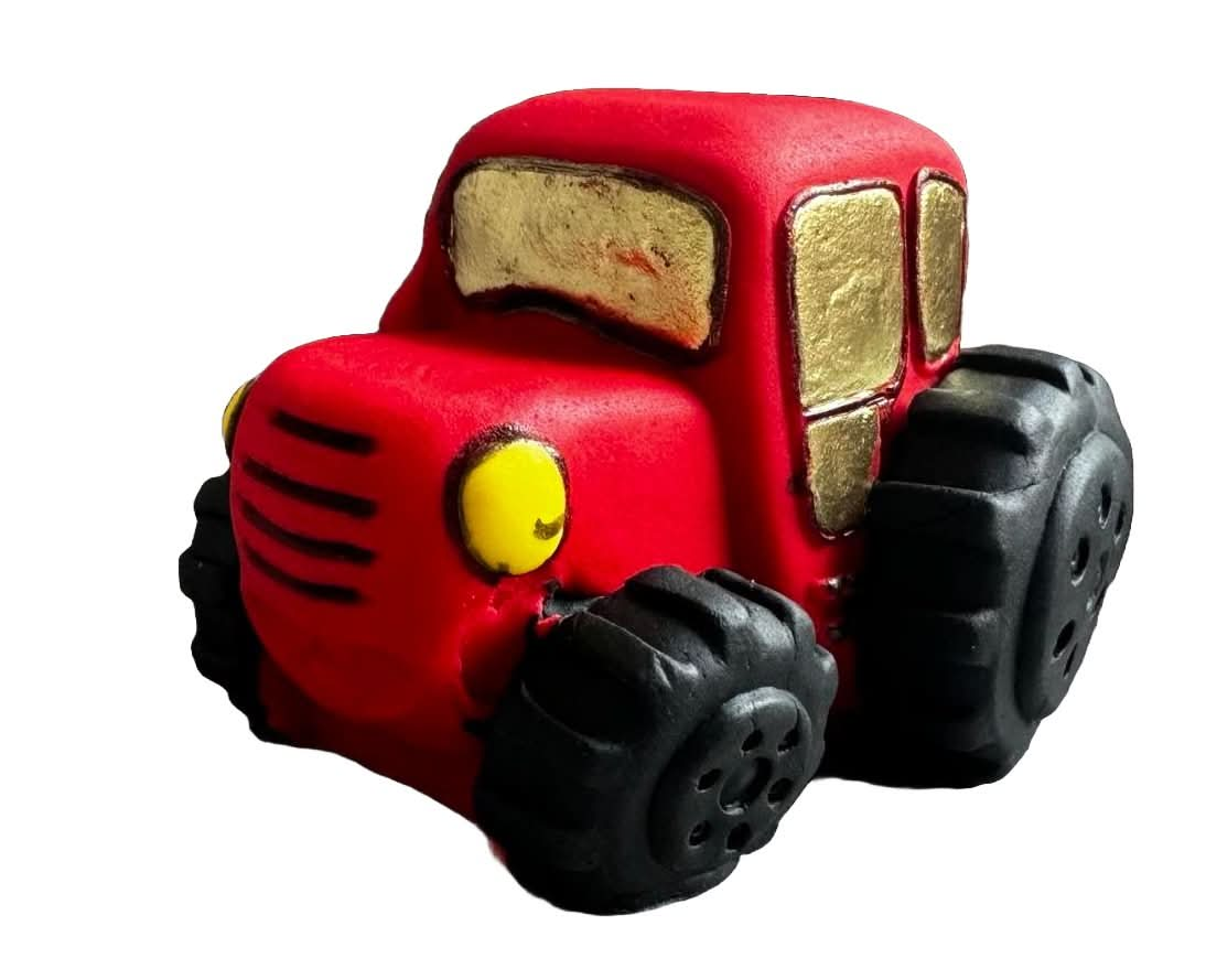 Decoratiune comestibila din zahar, Tractor - Nati Shop