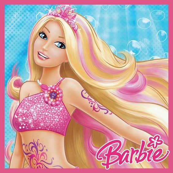 Imagine comestibila, vafa, format A4, Barbie - Nati Shop