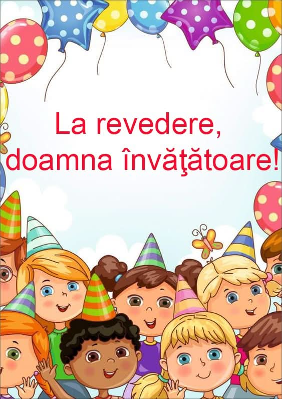 Imagine comestibila, vafa, format A4, "La revedere, doamna invatatoare!" - Nati Shop