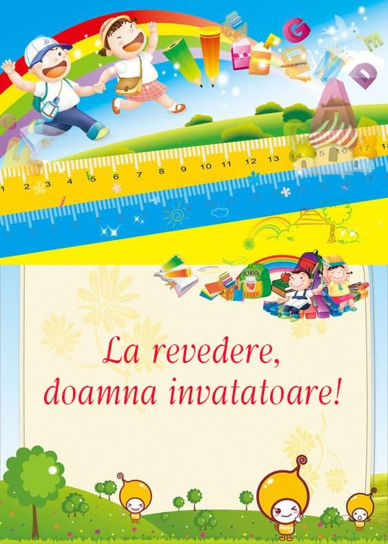 Imagine comestibila, vafa, format A4, "La revedere, doamna invatatoare!" - Nati Shop