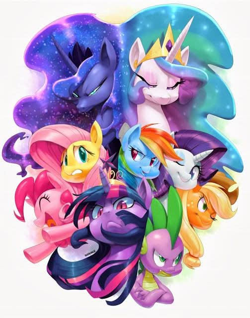 Imagine comestibila, vafa, format A4, My Little Pony - Nati Shop