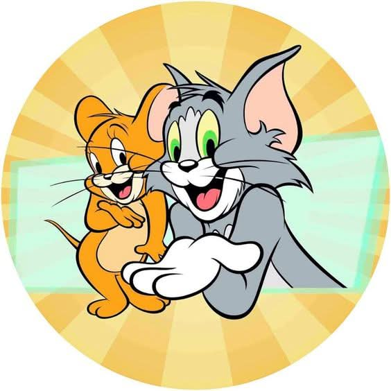 Imagine comestibila, vafa, format A4, Tom si Jerry - Nati Shop