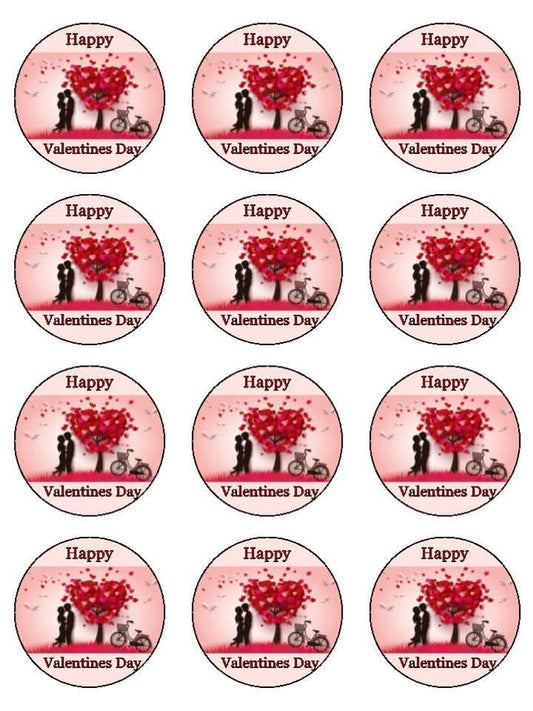 Imagine comestibila, vafa, format A4, Valentine's Day - Nati Shop