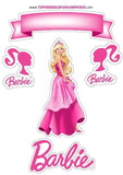 Imagine comestibila, vafa sau icing, format A4, Barbie - Nati Shop