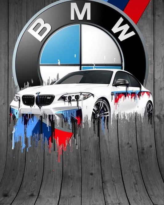 Imagine comestibila, vafa sau icing, format A4, BMW - Naty Shop