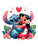 Imagine comestibila, vafa sau icing, format A4, Lilo and Stitch - Nati Shop