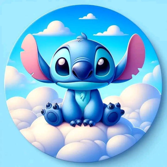 Imagine comestibila, vafa sau icing, format A4, Lilo and Stitch - Nati Shop