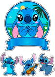 Imagine comestibila, vafa sau icing, format A4, Lilo and Stitch - Nati Shop