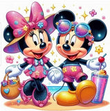 Imagine comestibila, vafa sau icing, format A4, Mickey si Minnie Mouse - Nati Shop