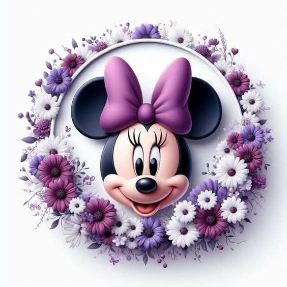 Imagine comestibila, vafa sau icing, format A4, Minnie Mouse - Nati Shop