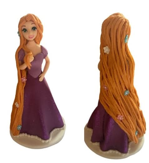 Decoratiune comestibila din zahar, Rapunzel - Nati Shop 