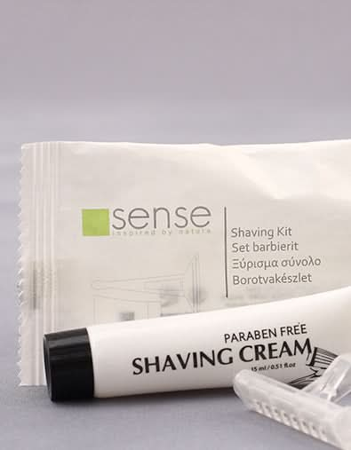 Set crème + rasoir pour hôtel - Sense