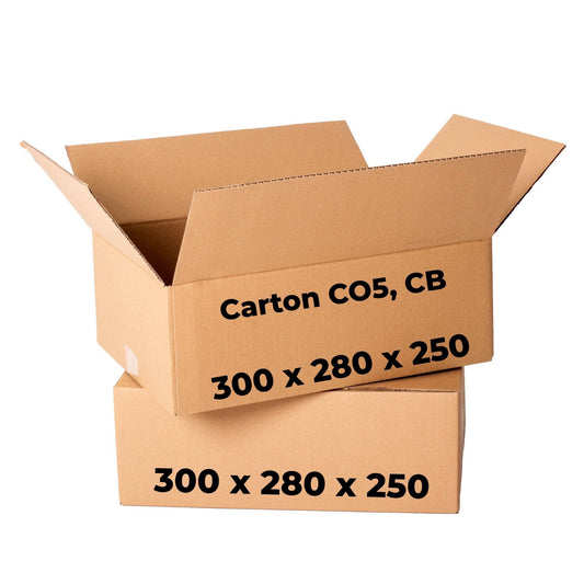 Set 20 cutii carton CO5, CB, 300 x 280 x 250 - Nati Shop