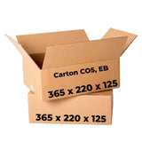 Set 20 cutii carton CO5, EB, 365 x 220 x 125 - Nati Shop